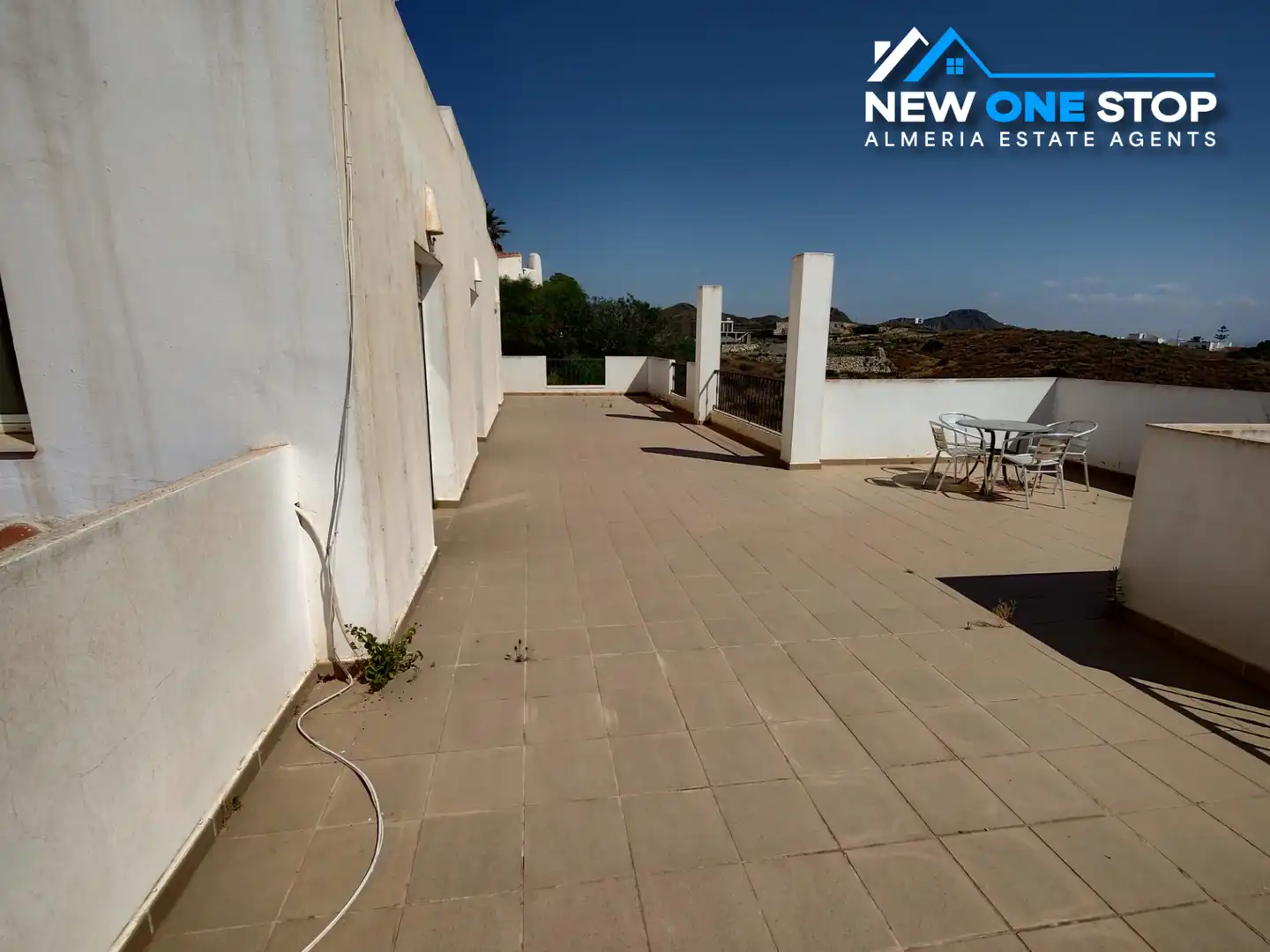 Terraza de Casa o chalet en venta en Mojácar con Aire acondicionado, Jardín privado y Terraza