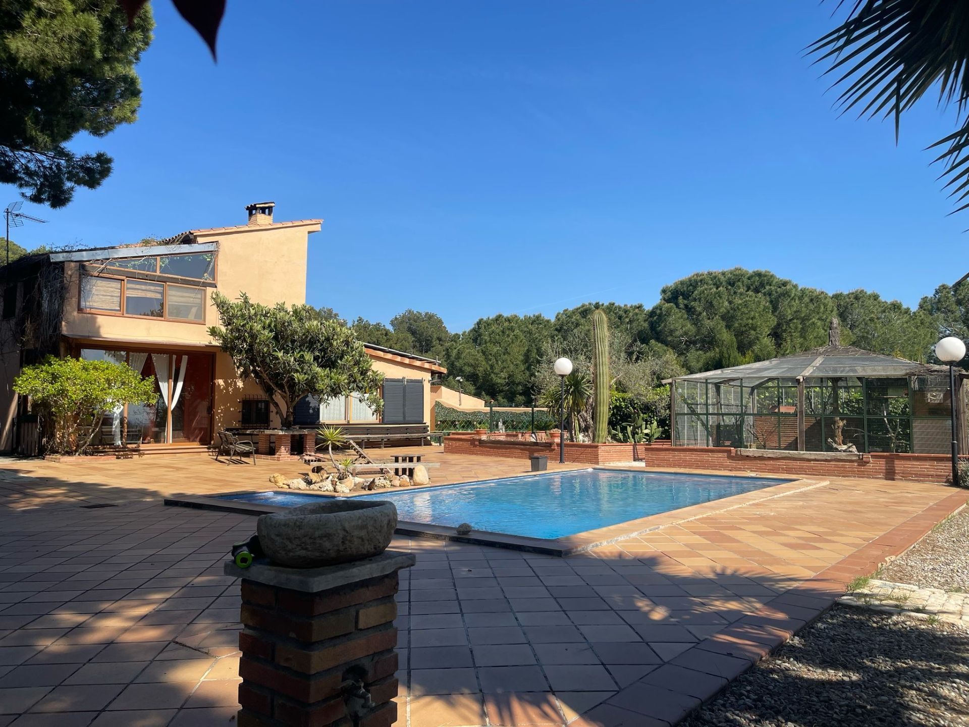 Piscina de Casa o xalet de lloguer en Els Hostalets de Pierola amb Aire condicionat, Calefacció i Jardí privat