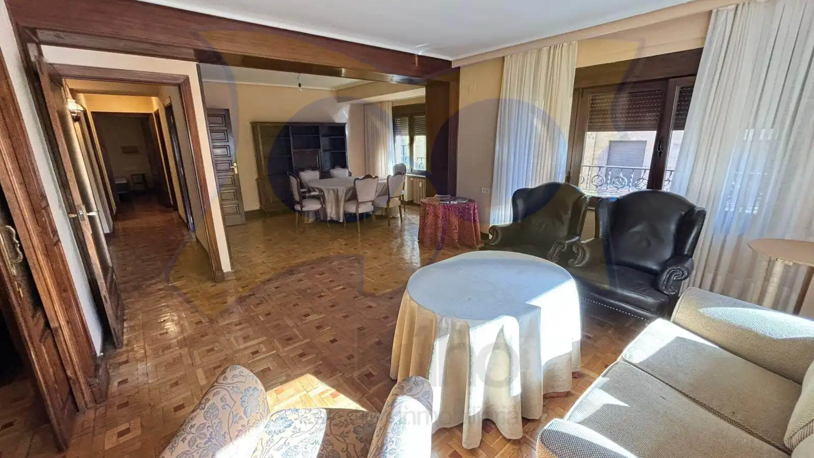 Sala de estar de Piso de alquiler en Salamanca con Calefacción, Parquet y Terraza