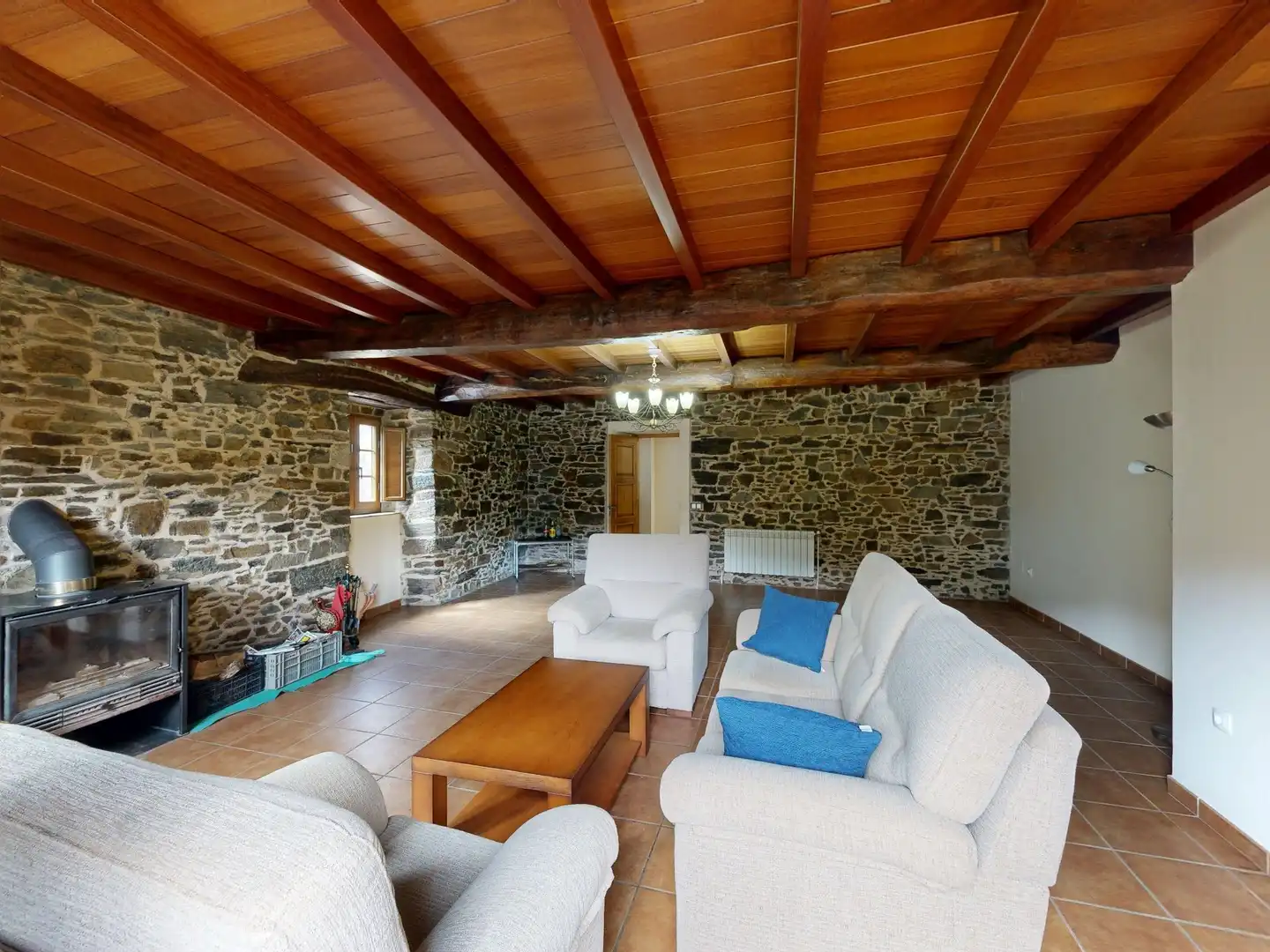 Sala de estar de Casa o chalet en venta en Ourol, Lugo