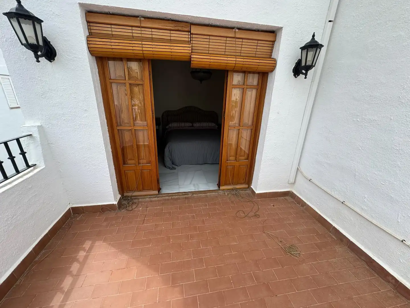 Terrassa de Casa o xalet en venda en Roquetas de Mar amb Aire condicionat, Jardí privat i Terrassa