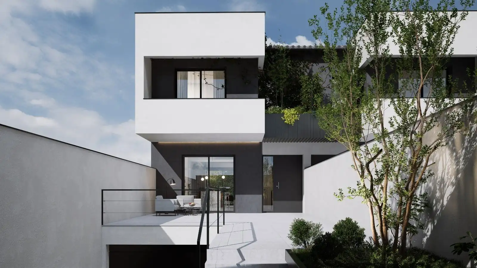 Vista exterior de Casa adosada en venta en Las Gabias con Aire acondicionado, Calefacción y Terraza