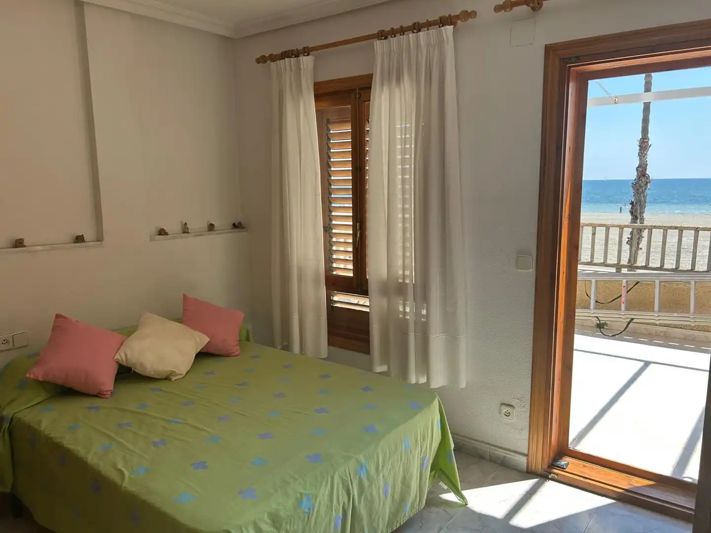 Schlafzimmer von Einfamilien-Reihenhaus zur Miete in Santa Pola mit Möbliert und Haustiere erlaubt