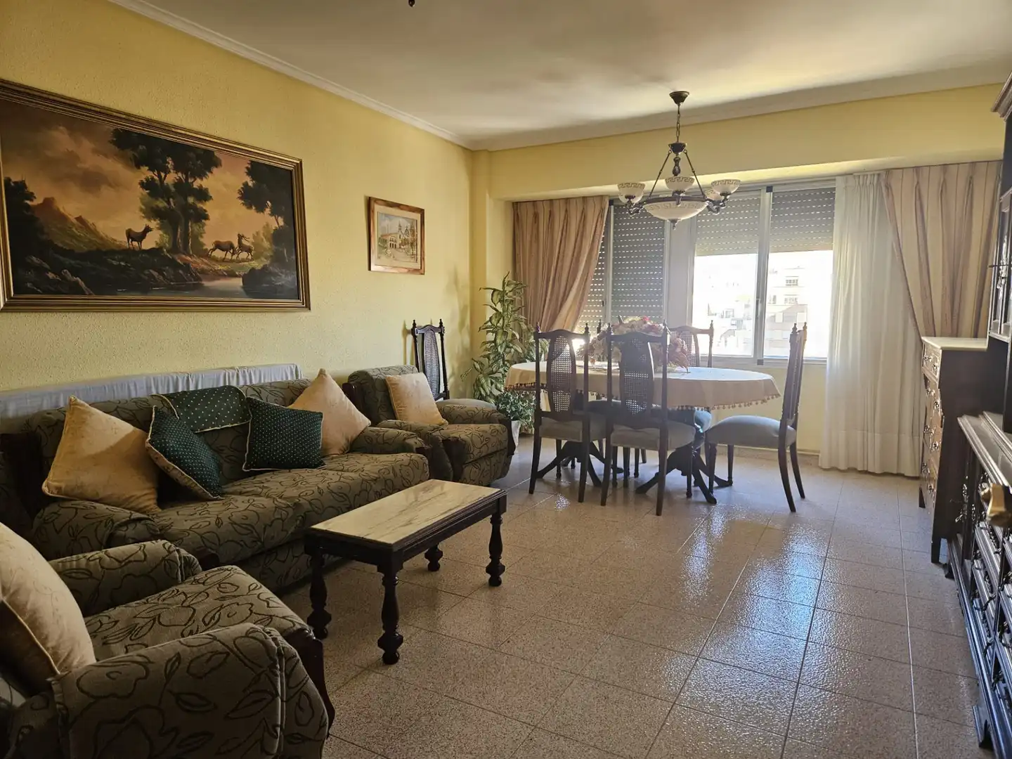 Esszimmer von Wohnung zum Verkauf in Castellón de la Plana / Castelló de la Plana mit Heizung, Möbliert und Ofen