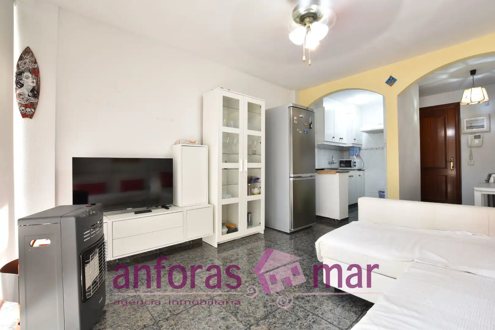 Sala de estar de Piso en venta en Torredembarra con Calefacción y Terraza