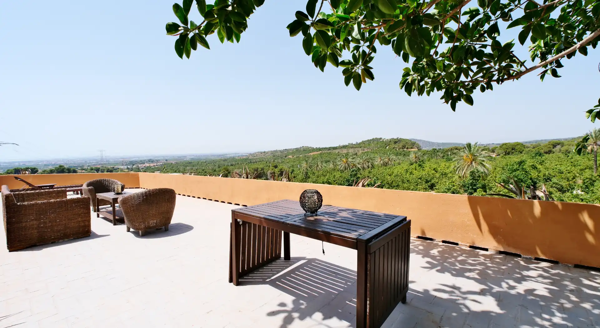 Terraza de Casa o chalet de alquiler en Sagunto / Sagunt con Aire acondicionado, Calefacción y Jardín privado