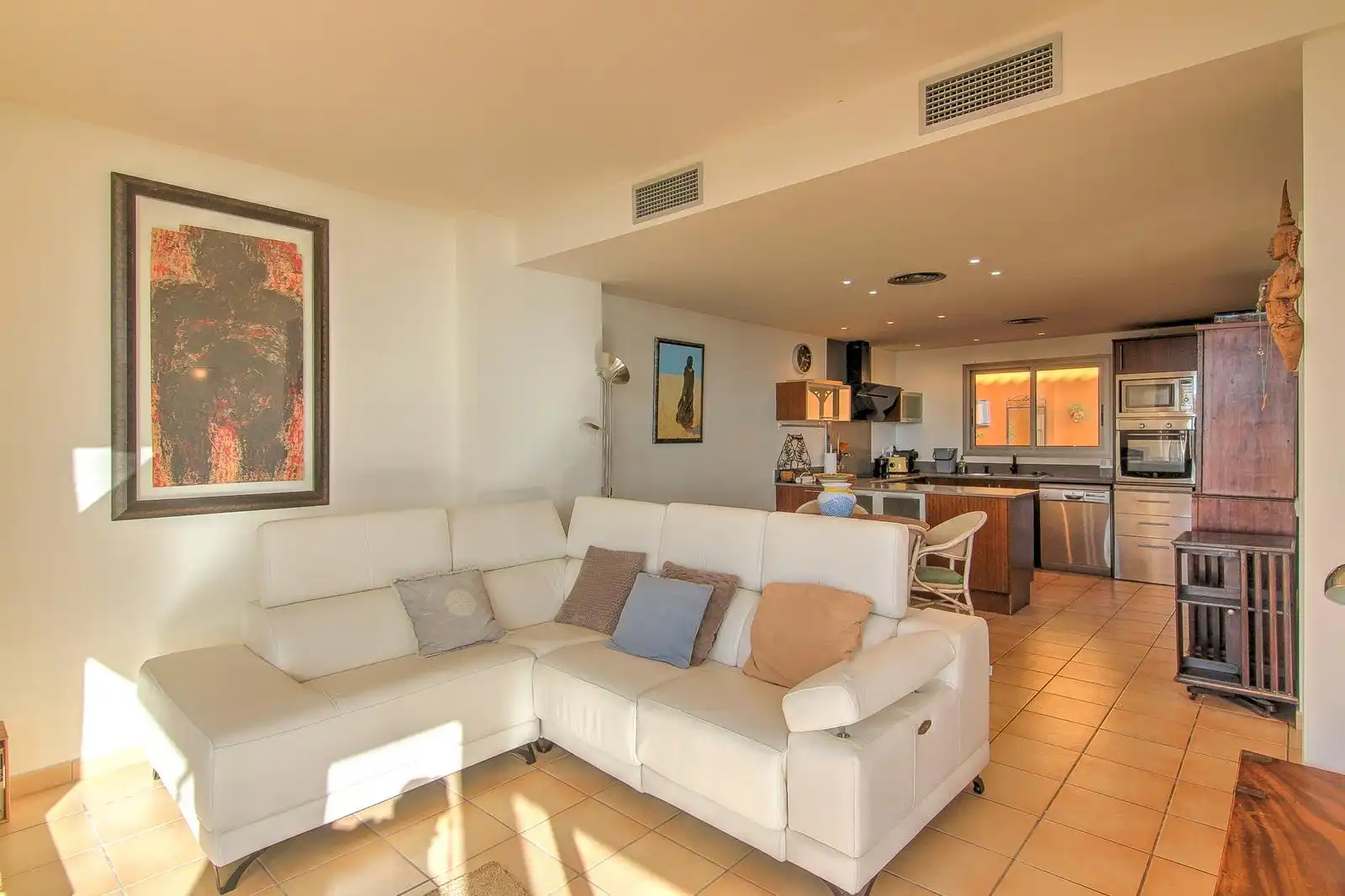 Sala d'estar de Casa adosada de lloguer en L'Estartit Poble