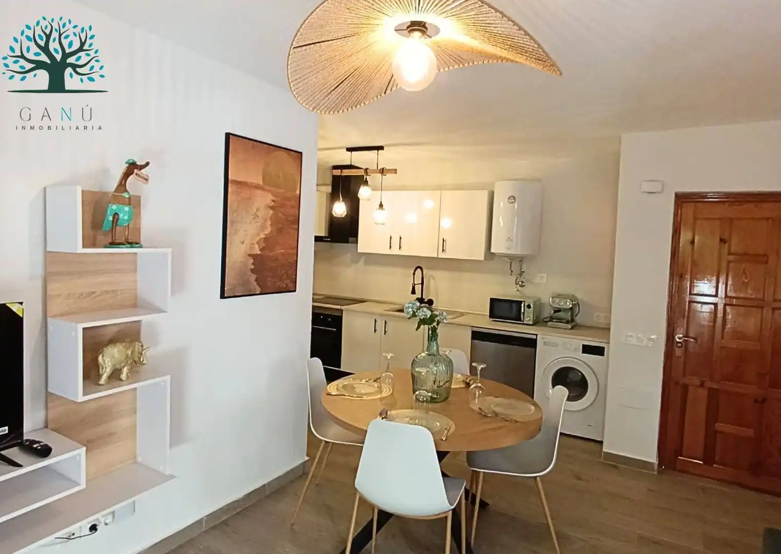 Küche von Wohnungen zum Verkauf in Mazarrón mit Terrasse, Möbliert und Balkon