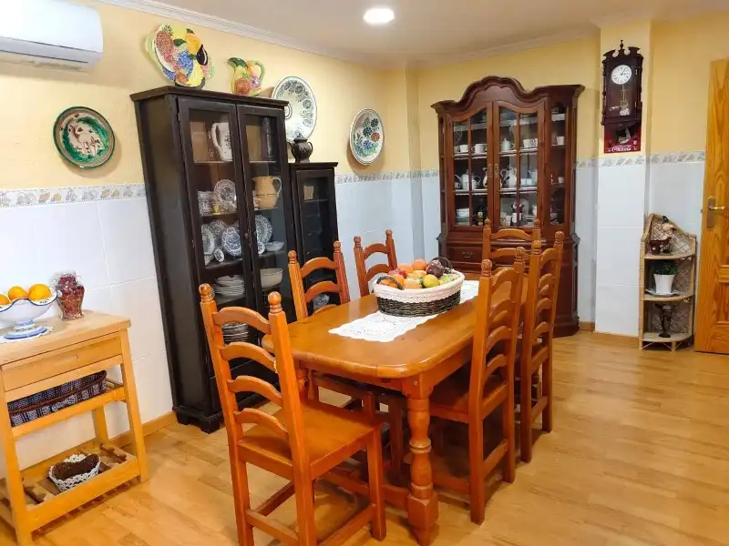 Dining room of Houses for sale in Miraflores de la Sierra  with Air Conditioner, Heating and Terrace