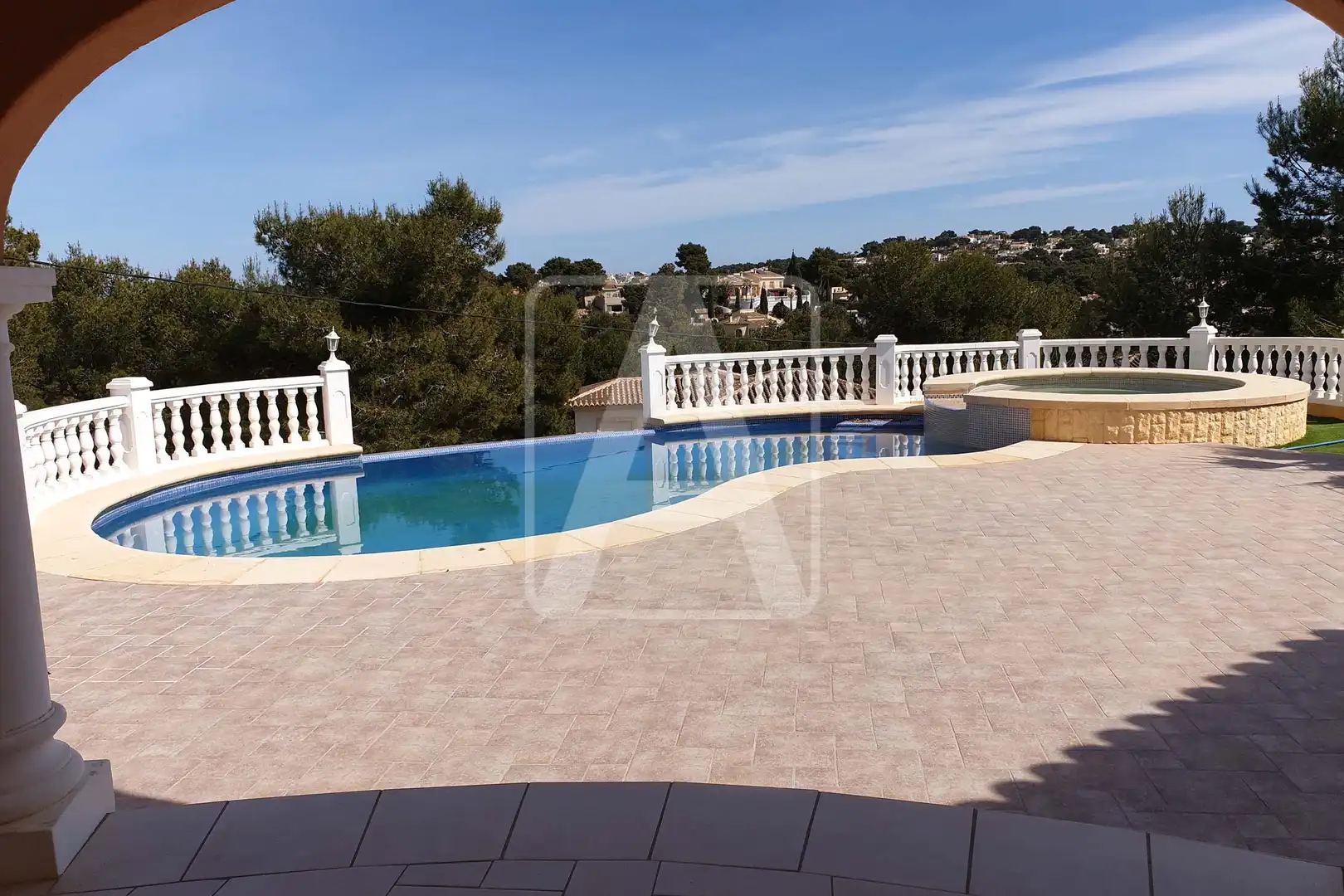 Piscina de Casa o xalet en venda en Jávea / Xàbia amb Calefacció, Jardí privat i Terrassa