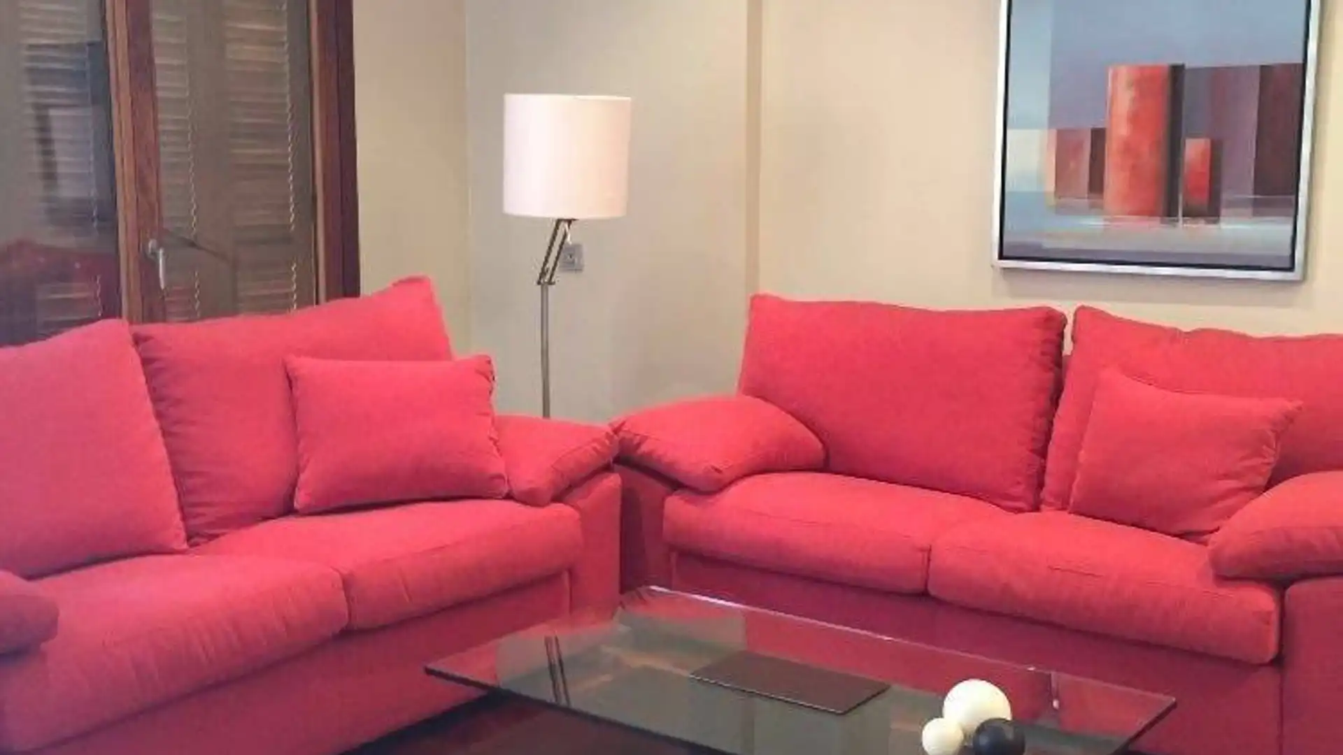 Sala de estar de Piso de alquiler en Cartagena con Aire acondicionado y Parquet