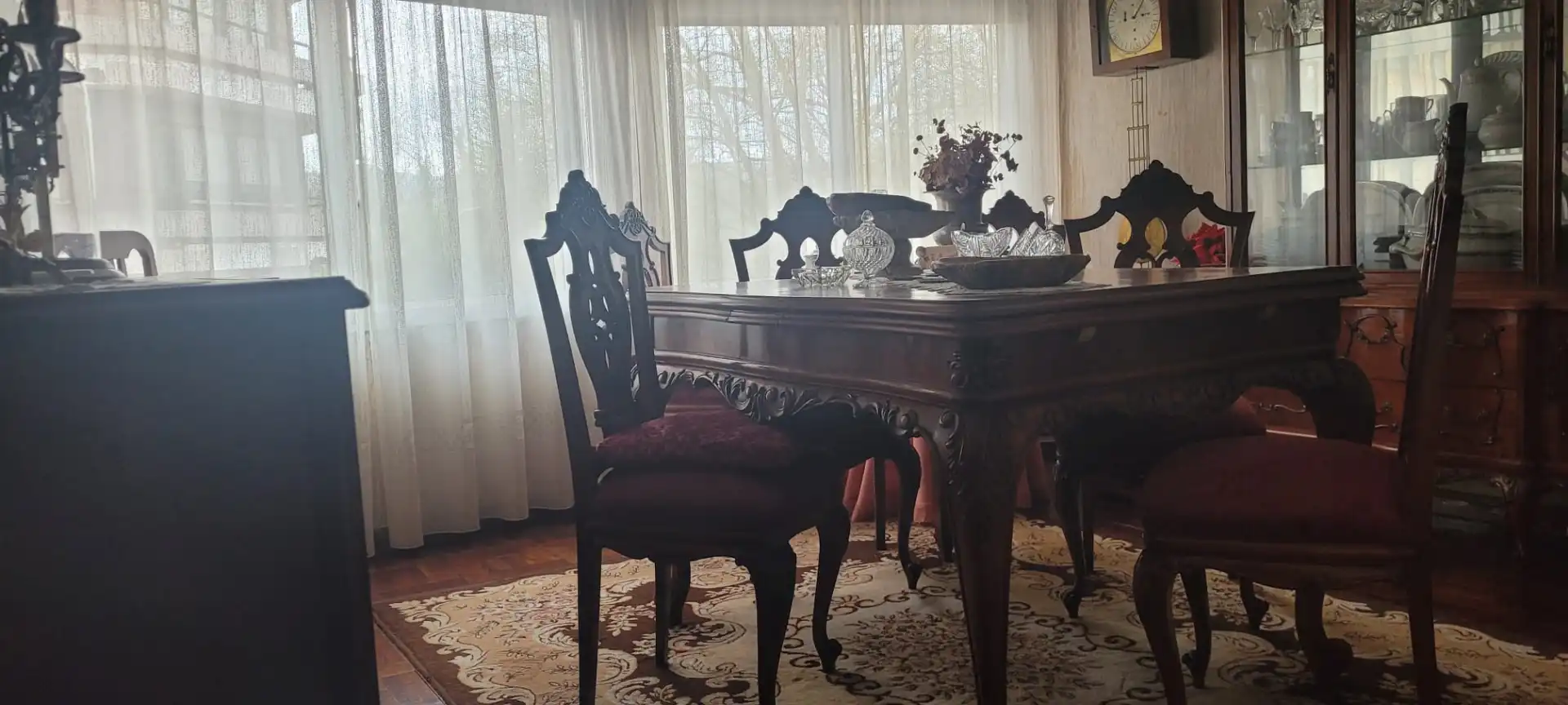 Esszimmer von Wohnung zum Verkauf in Ferrol mit Heizung, Parkett und Internet