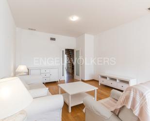 Sala d'estar de Àtic de lloguer en  Valencia Capital amb Aire condicionat, Calefacció i Parquet