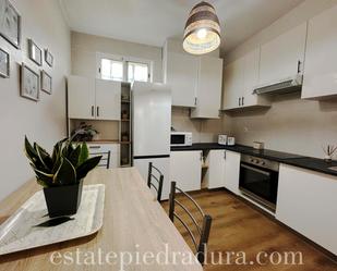 Kitchen of Flat for sale in Pontevedra Capital   with Furnished, Oven and Washing machine