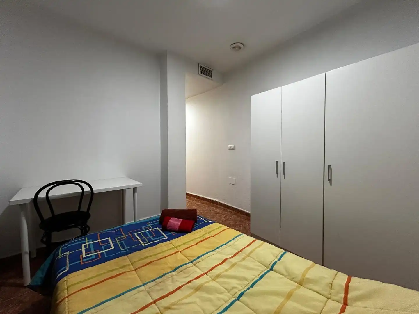 Schlafzimmer von Erdgeschoss zur Miete in Murcia mit Klimaanlage und Möbliert