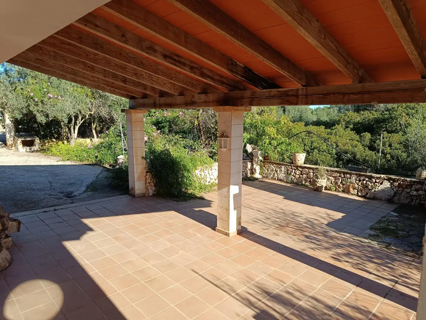 Terraza de Finca rústica en venta en Sant Llorenç des Cardassar con Calefacción, Jardín privado y Terraza