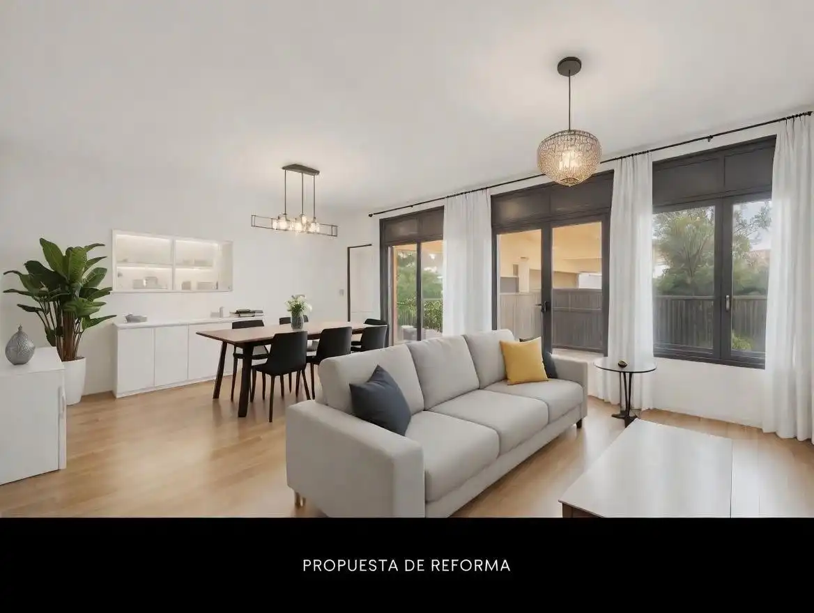 Sala de estar de Casa o chalet en venta en Vallirana con Calefacción, Terraza y Piscina