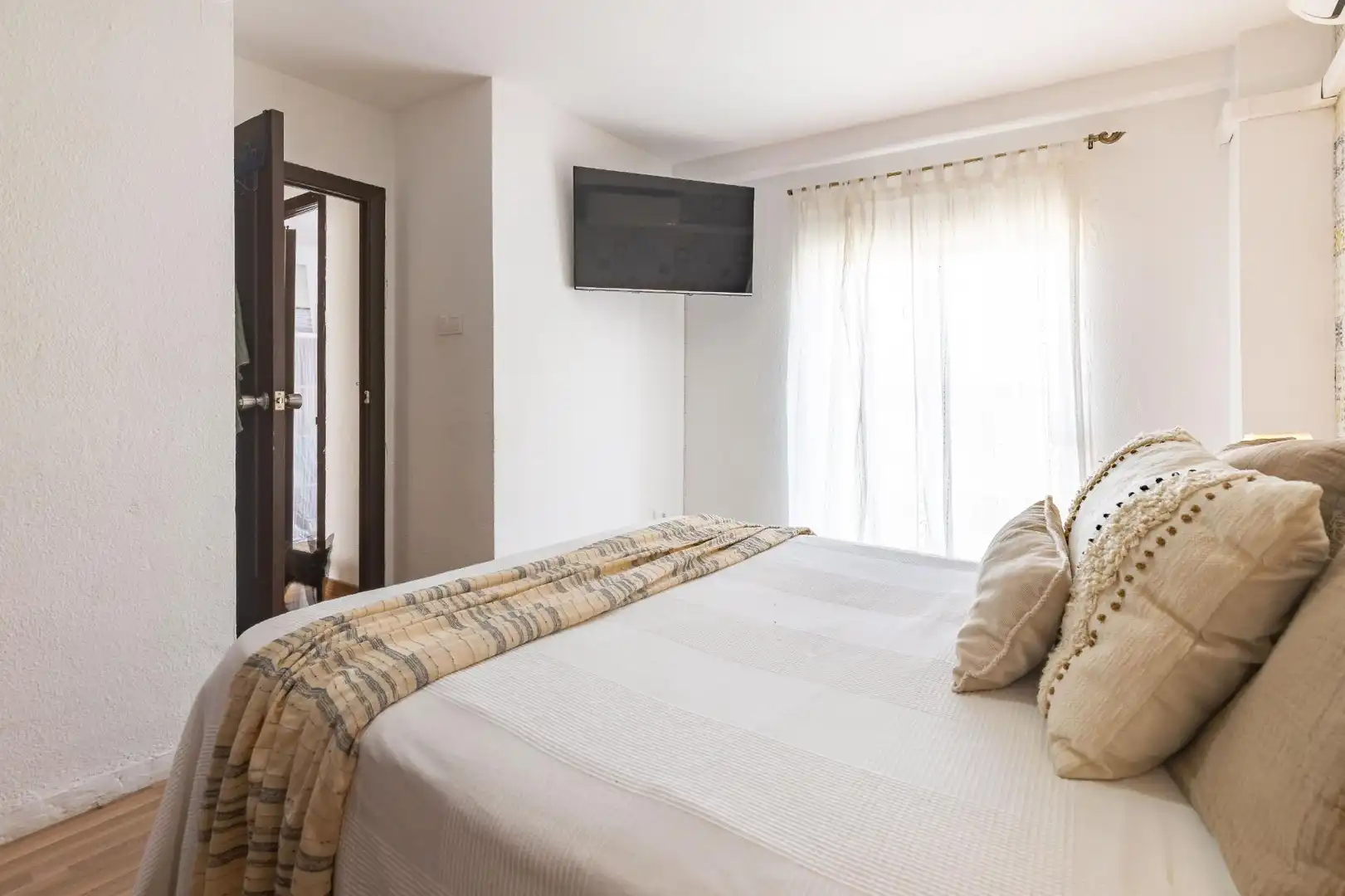 Bedroom of Flat for sale in Valencia  with Air Conditioner