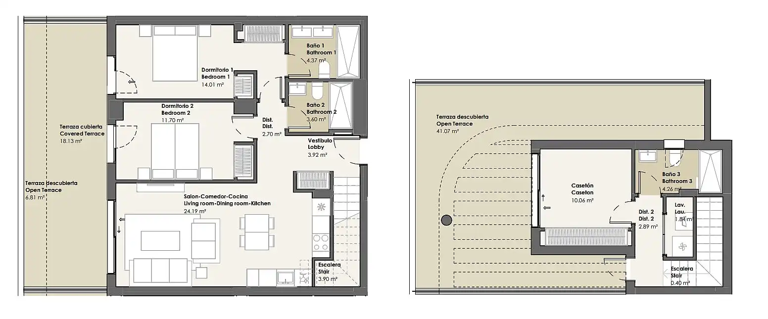 Apartament amb jardí en venda a Urbanización Santa Rosa, imagen 17