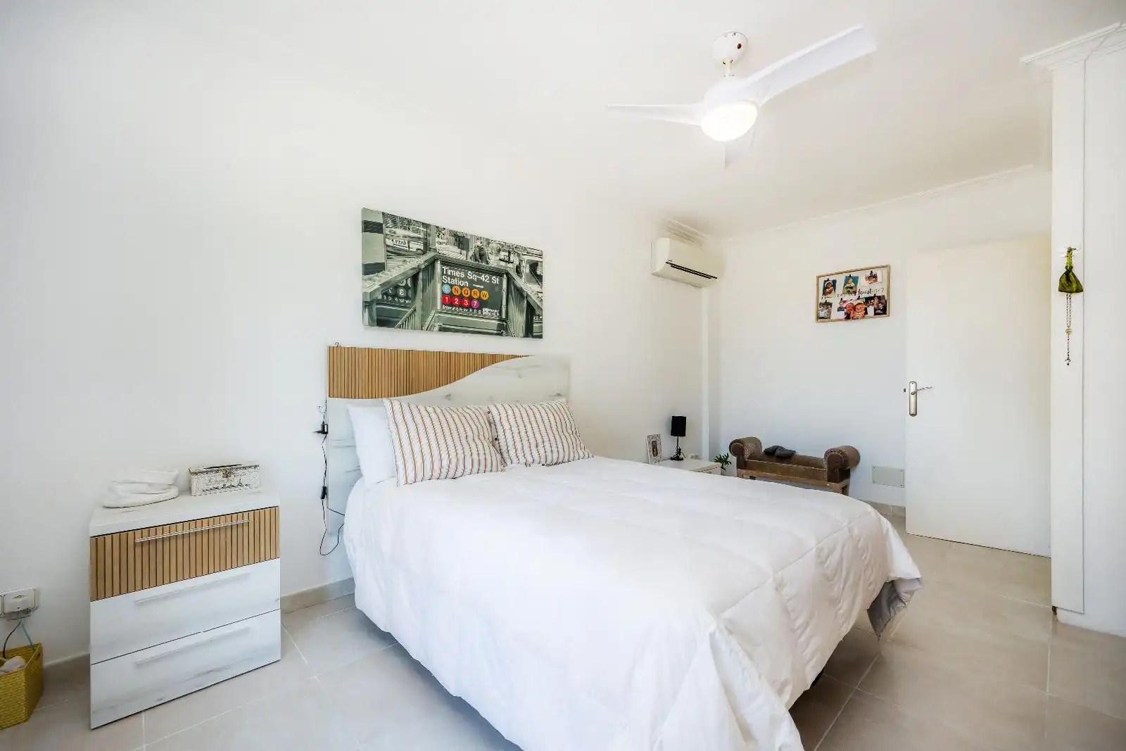 Schlafzimmer von Einfamilien-Reihenhaus zum Verkauf in Capdepera mit Klimaanlage, Terrasse und Schwimmbad