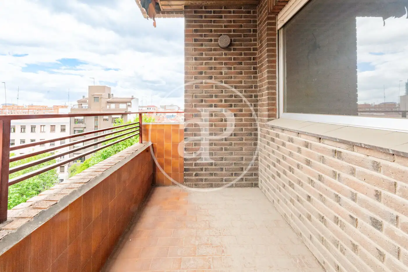 Balcony of Flat for sale in Madrid  with Heating, Terrace and Balcony