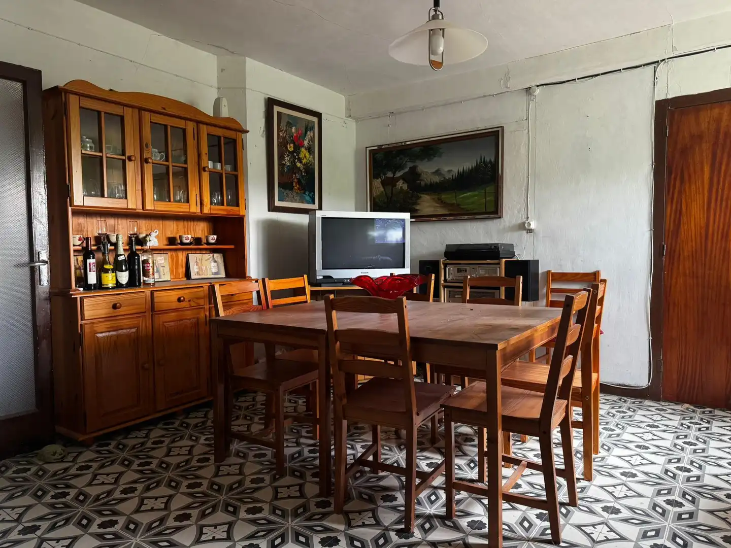 Esszimmer von Einfamilien-Reihenhaus zum Verkauf in Salas Bajas mit Klimaanlage und Terrasse