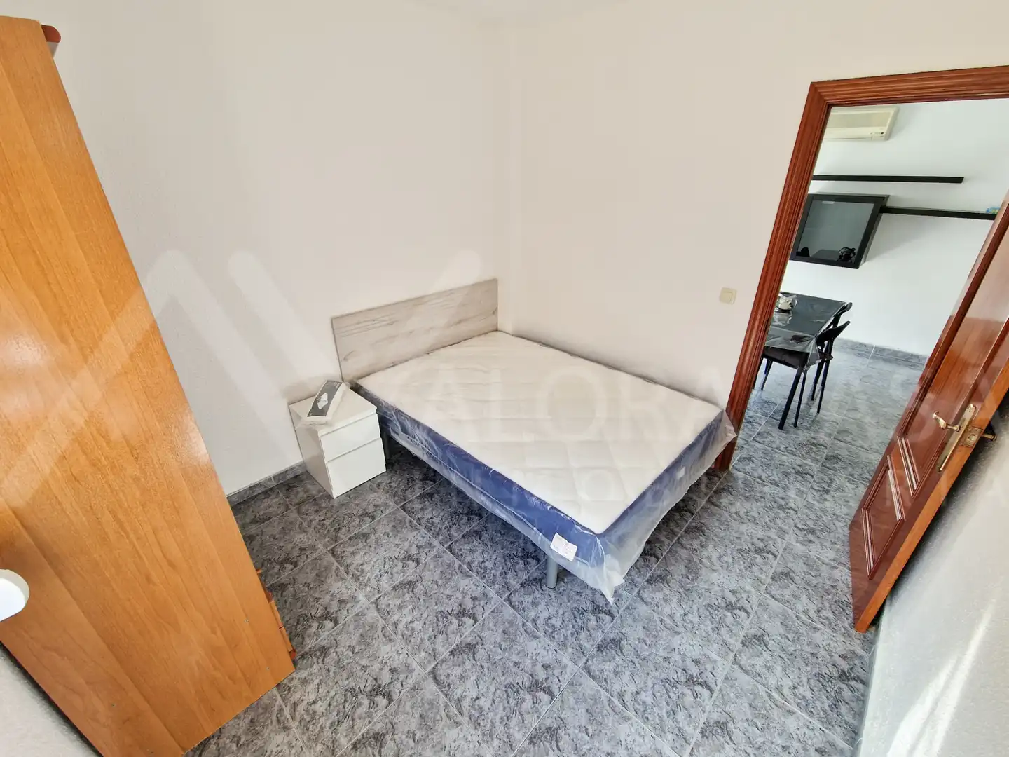 Bedroom of Flat for rent in Málaga  with Air Conditioner, Terrace and Furnished