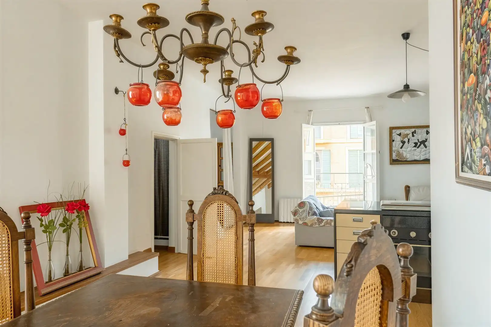 Comedor de Apartamento en venta en  Palma de Mallorca con Aire acondicionado, Calefacción y Parquet