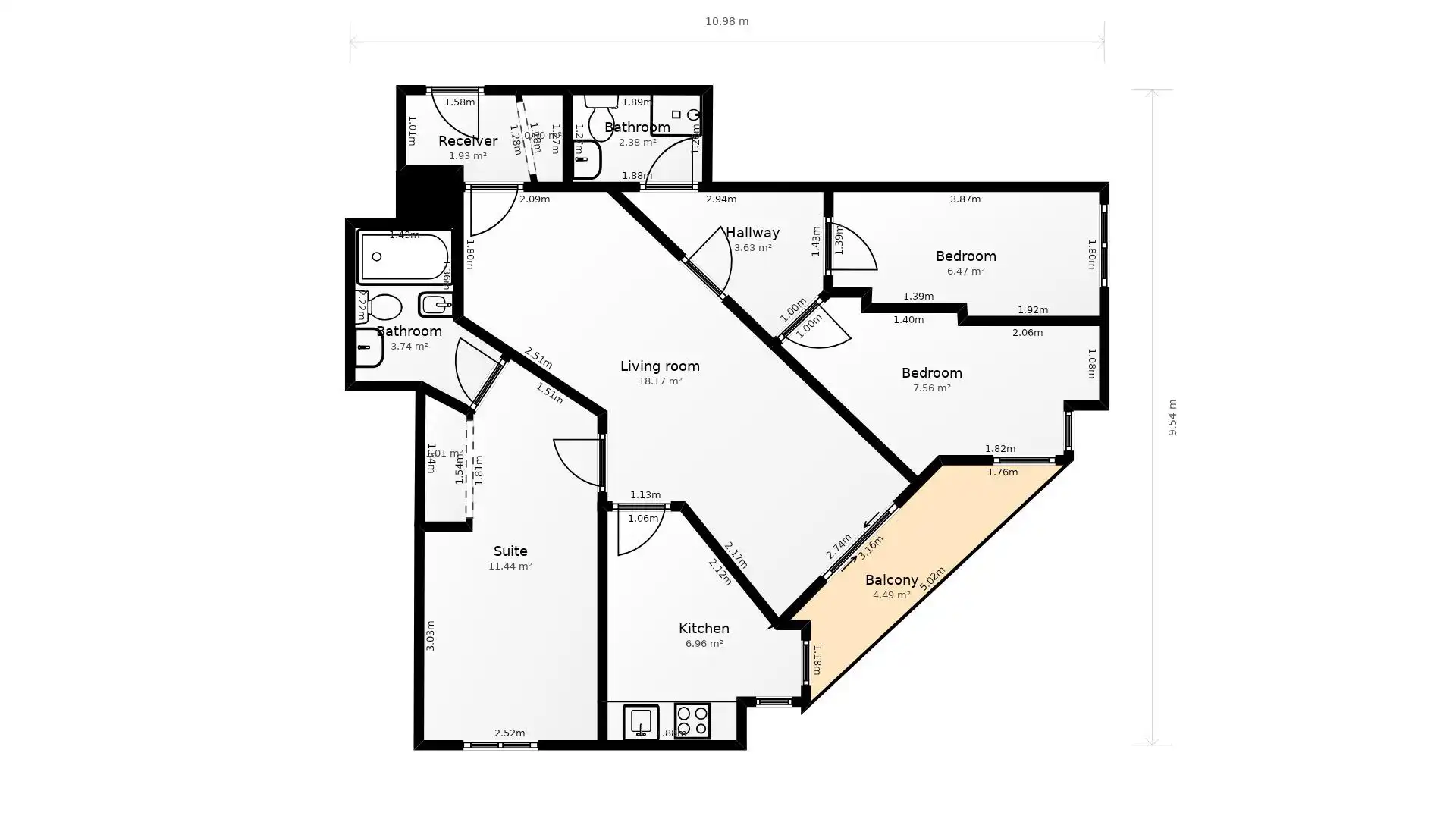 Piso en venta en Poblenou