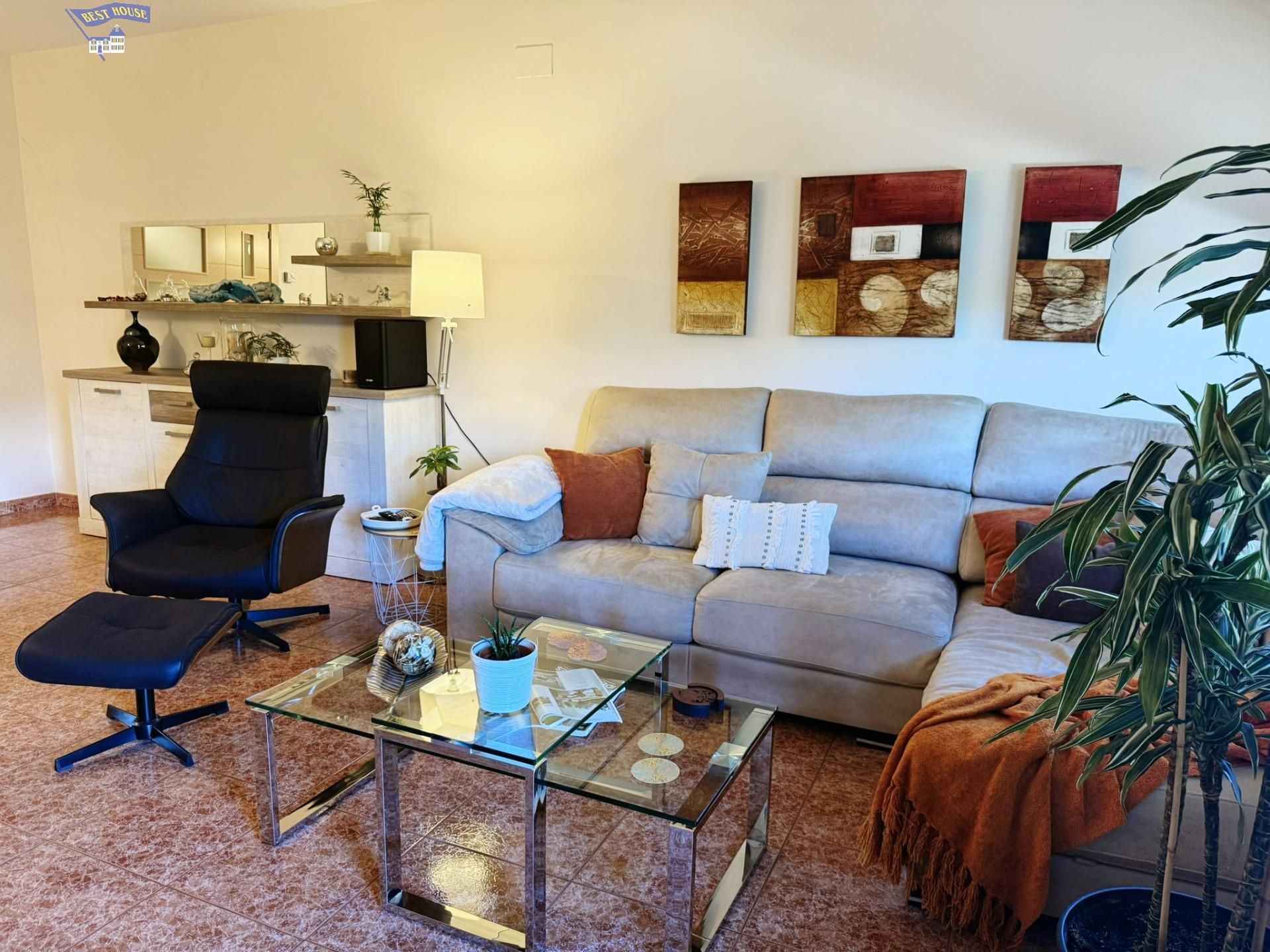 Living room of Flat for sale in Montcada i Reixac  with Heating, Terrace and Balcony