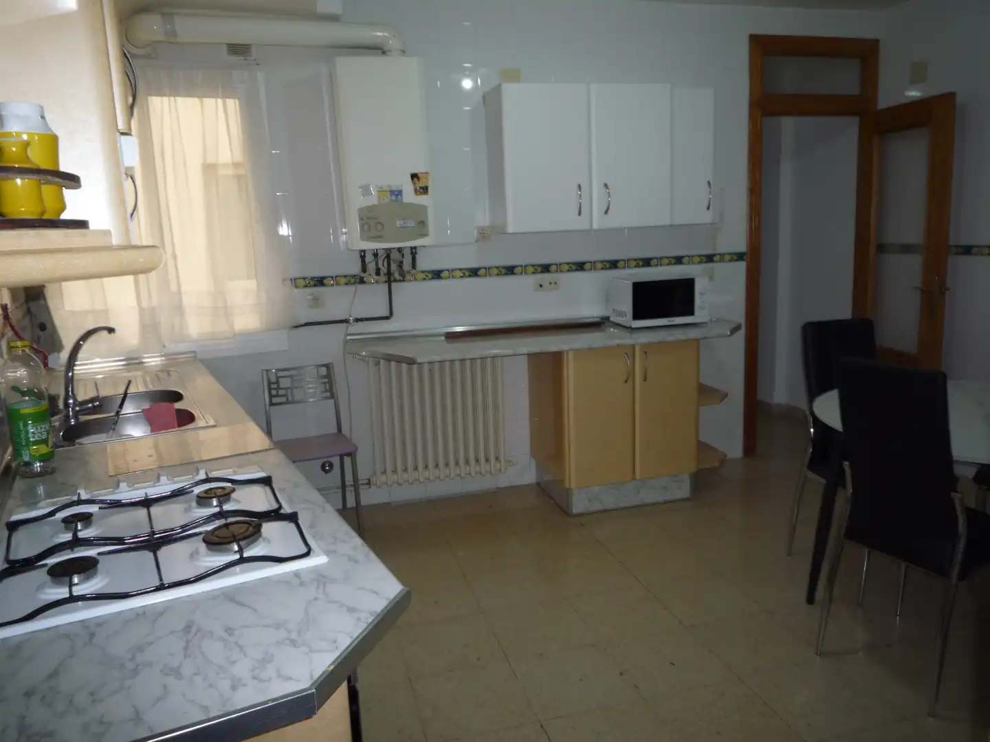 Kitchen of Flat for rent in Albacete  with Heating, Furnished and Oven