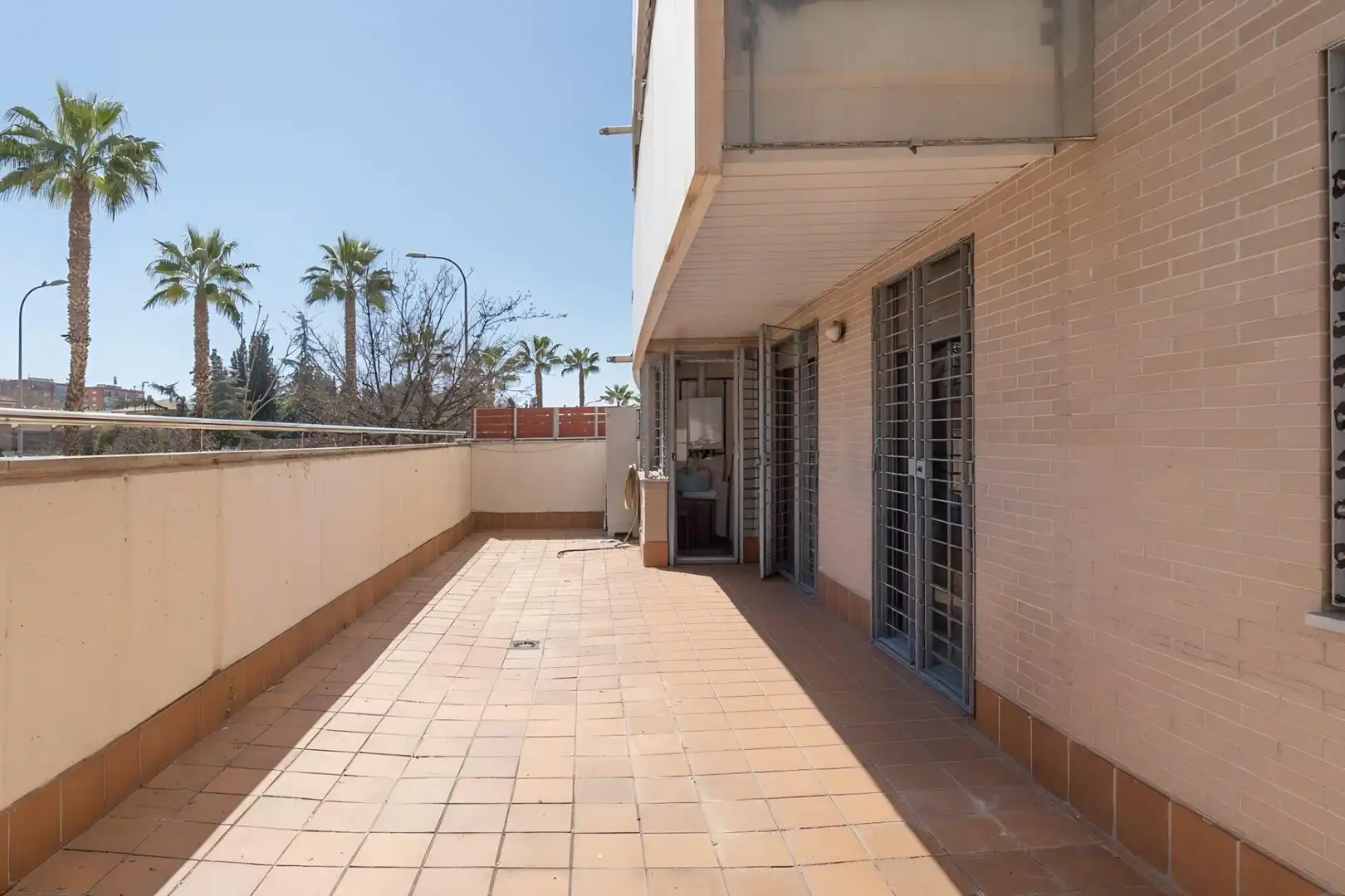 Terrace of Flat for sale in Granada  with Air Conditioner, Heating and Private garden