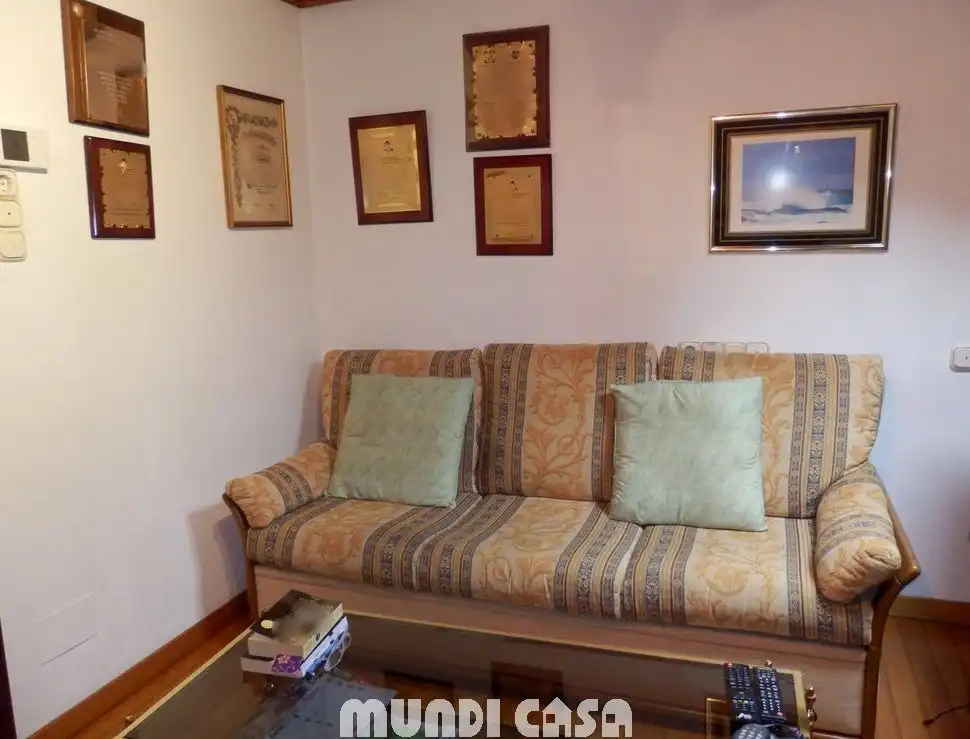 Living room of Country homes for sale in Padrón  with Heating, Terrace and Furnished