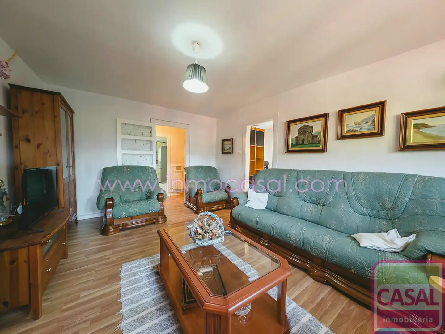Wohnzimmer von Wohnung zum Verkauf in Mieres (Asturias) mit Heizung und Möbliert