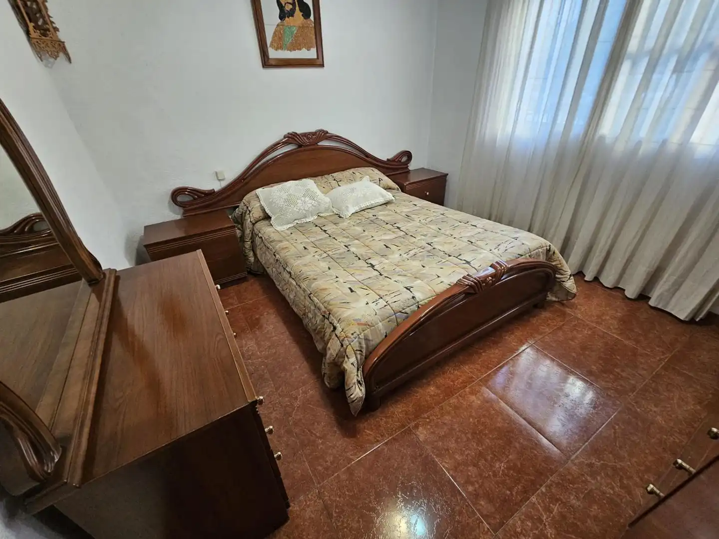 Bedroom of Flat for rent in Castellón de la Plana / Castelló de la Plana  with Air Conditioner and Furnished