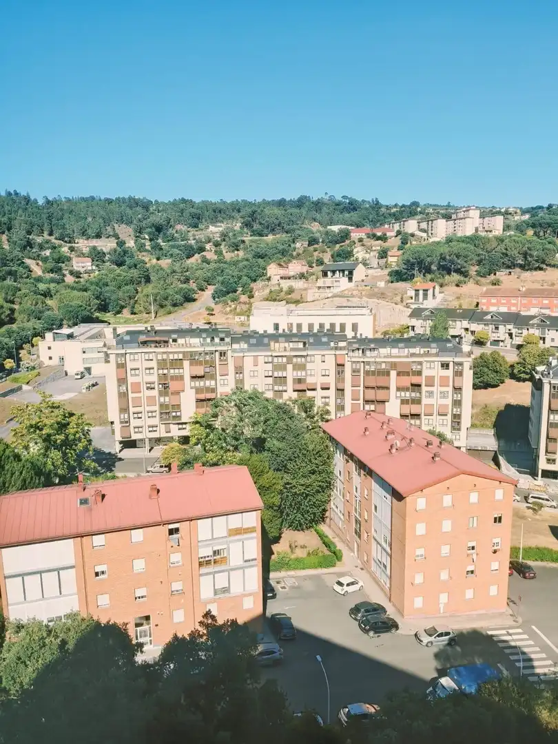 Exterior view of Flat for sale in Ourense Capital   with Heating, Balcony and Community pool