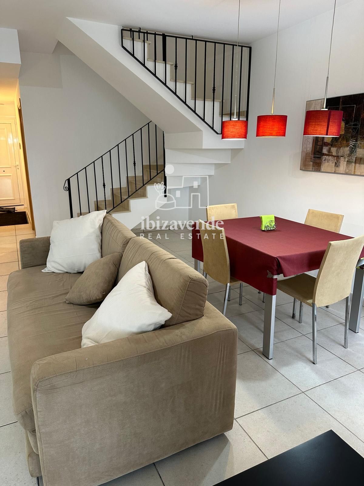 Vista exterior de Casa adosada de lloguer en Sant Josep de sa Talaia amb Aire condicionat, Jardí privat i Terrassa