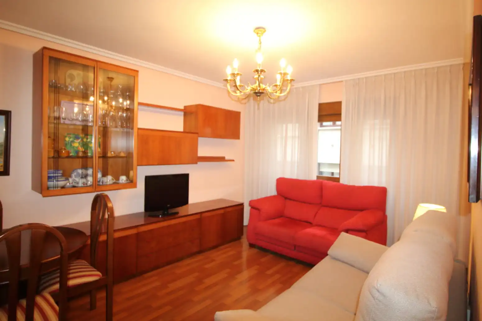 Sala de estar de Piso de alquiler en Gijón  con Calefacción y Terraza