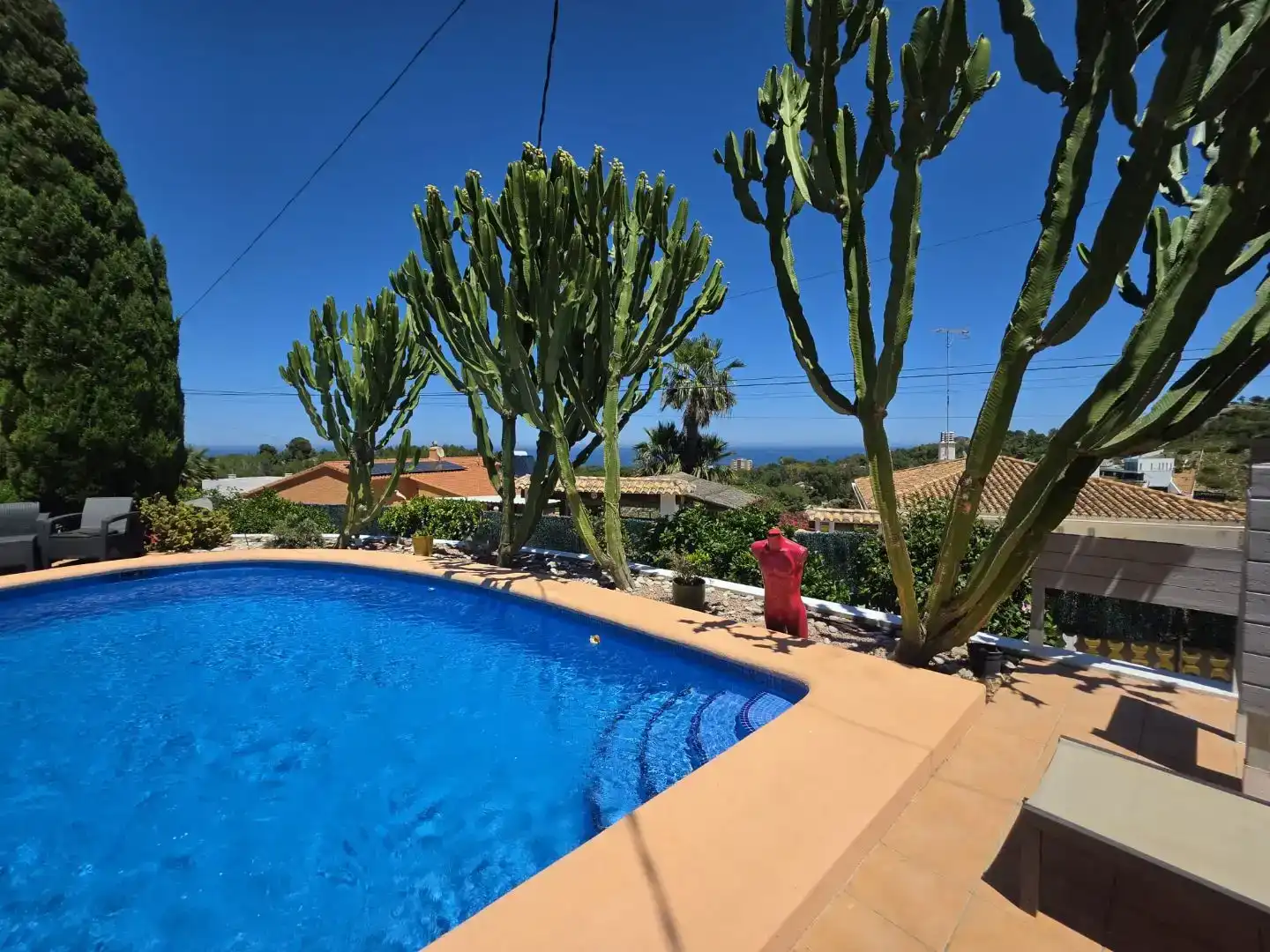 Piscina de Casa o chalet en venta en Dénia con Aire acondicionado, Jardín privado y Trastero