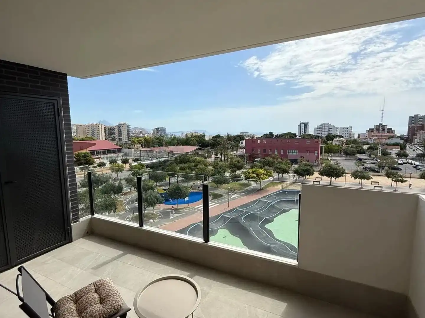 Terraza de Piso de alquiler en El Campello con Aire acondicionado, Calefacción y Piscina