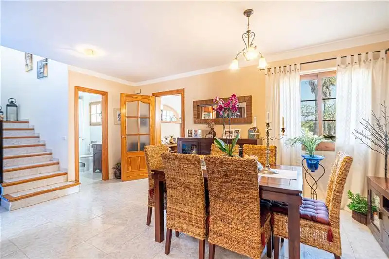 Dining room of Country homes for sale in Sencelles  with Air Conditioner, Terrace and Storage room