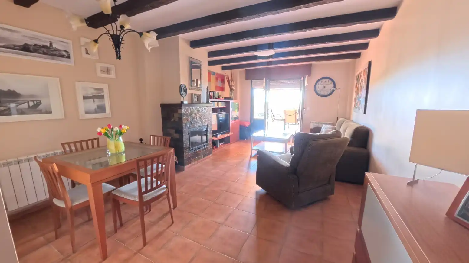 Sala de estar de Piso en venta en Sojuela con Calefacción, Jardín privado y Parquet