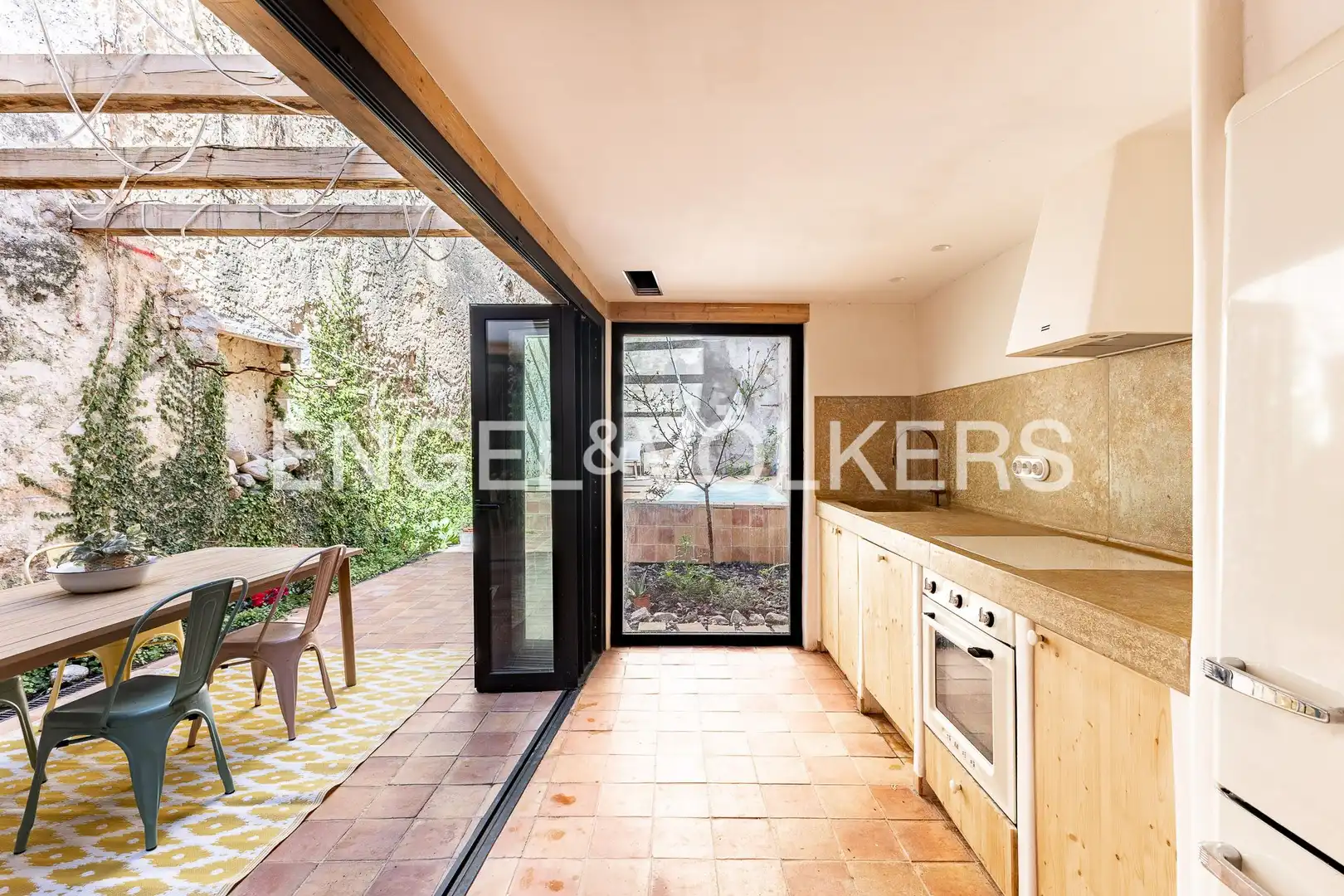 Kitchen of Houses for rent in Sant Pol de Mar  with Air Conditioner, Heating and Parquet flooring