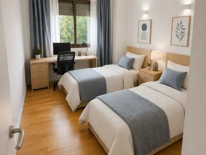 Dormitori de Pis en venda en  Madrid Capital amb Aire condicionat, Terrassa i Piscina