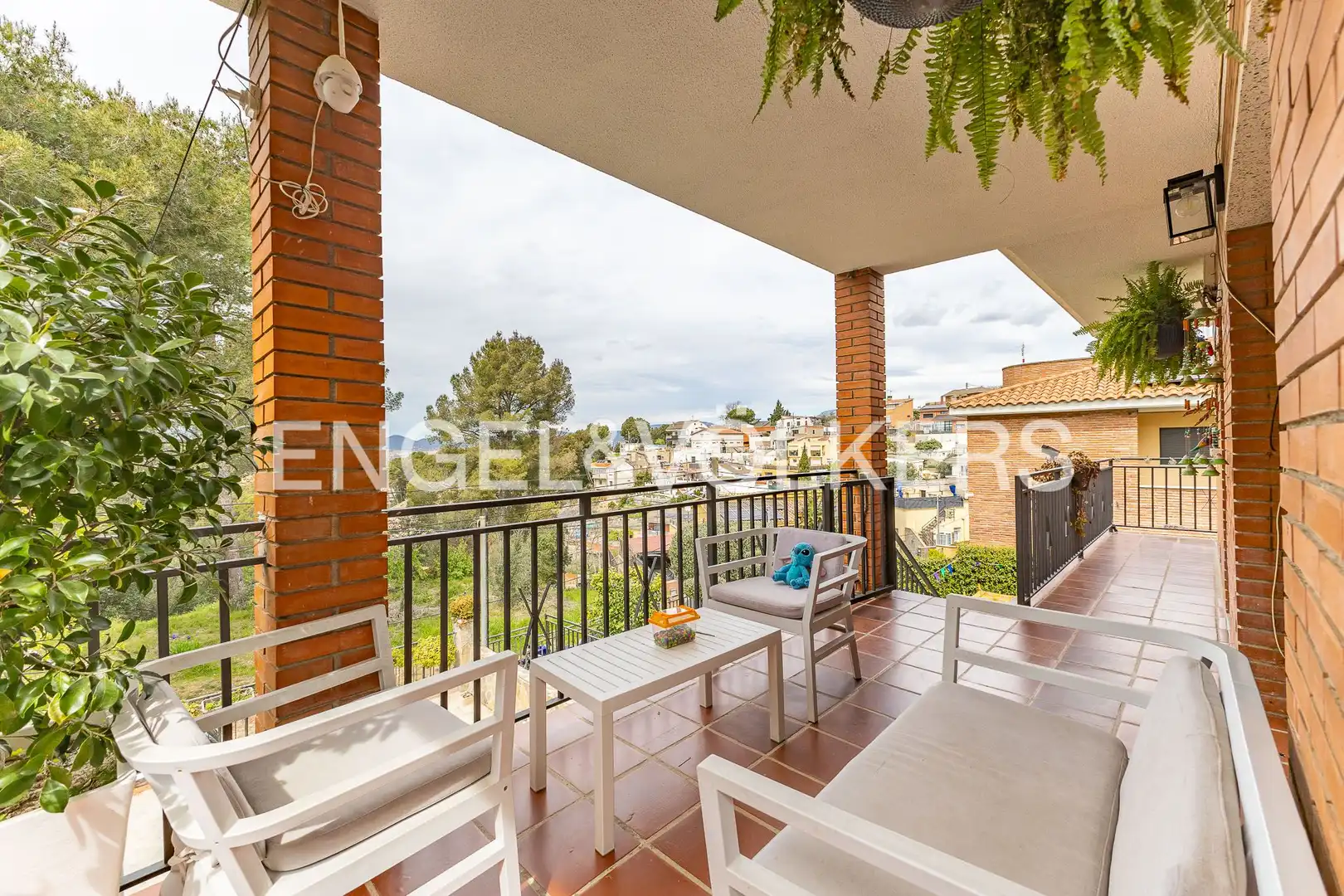 Terraza de Casa adosada en venta en Terrassa con Aire acondicionado, Calefacción y Jardín privado