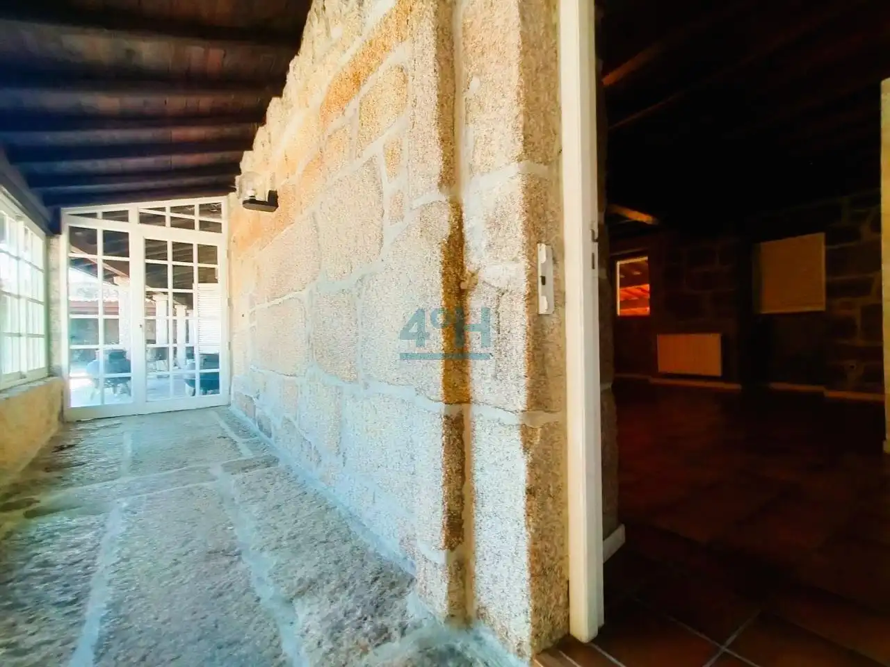 Vista exterior de Finca rústica de alquiler en San Cibrao das Viñas con Calefacción, Jardín privado y Terraza