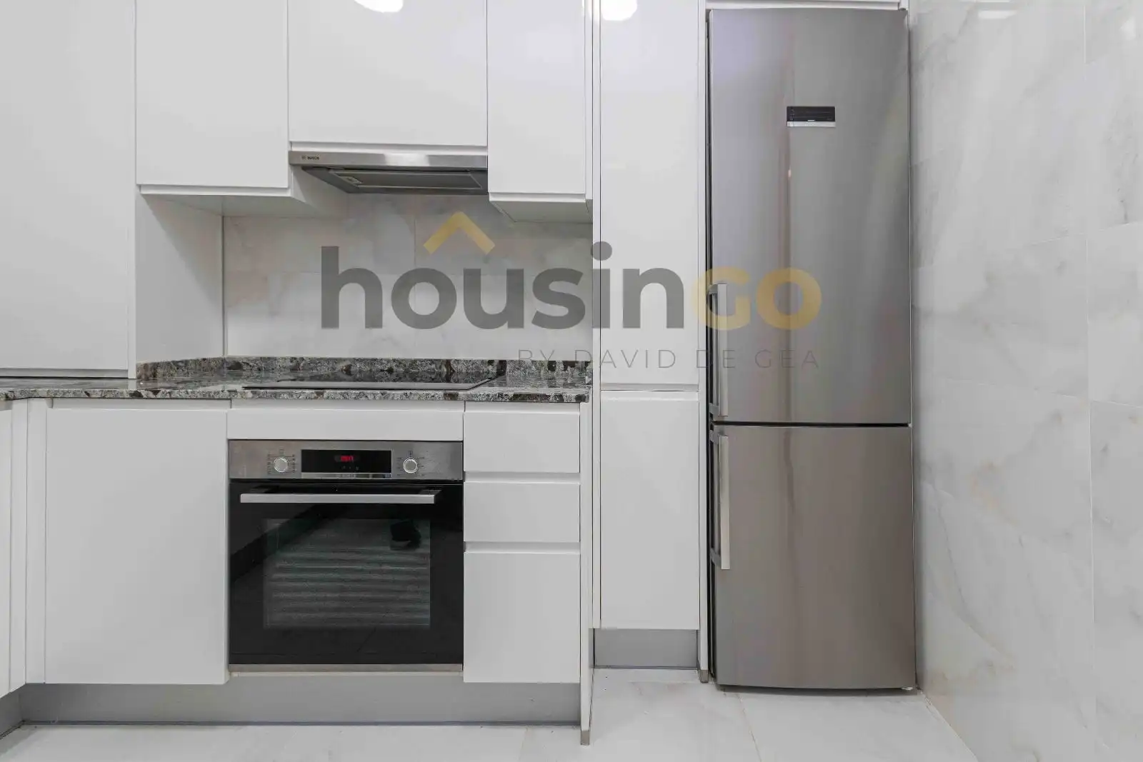 Kitchen of Flat for rent in Madrid  with Air Conditioner, Heating and Furnished