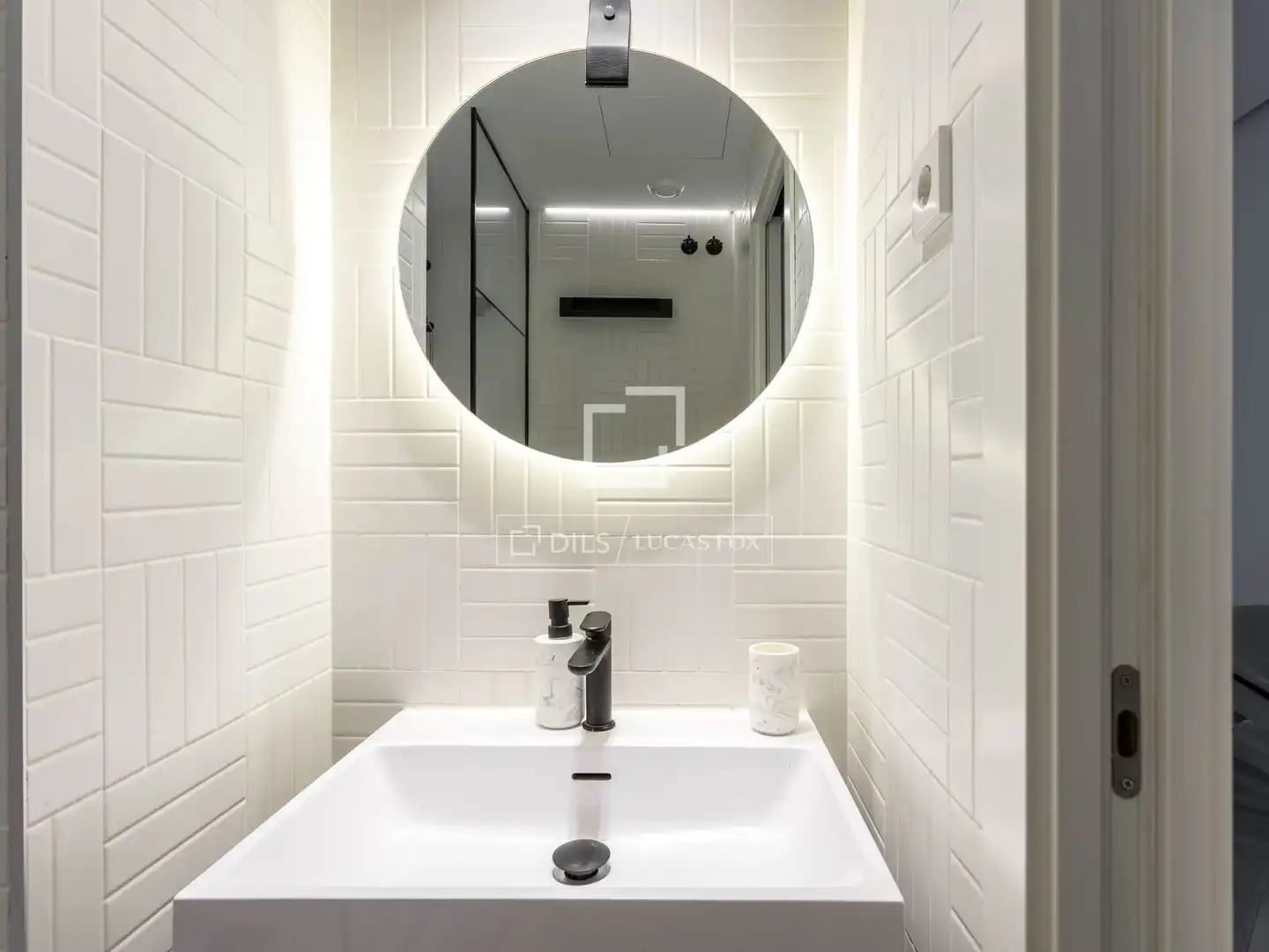Baño de Loft de alquiler en Madrid con Aire acondicionado, Calefacción y Amueblado