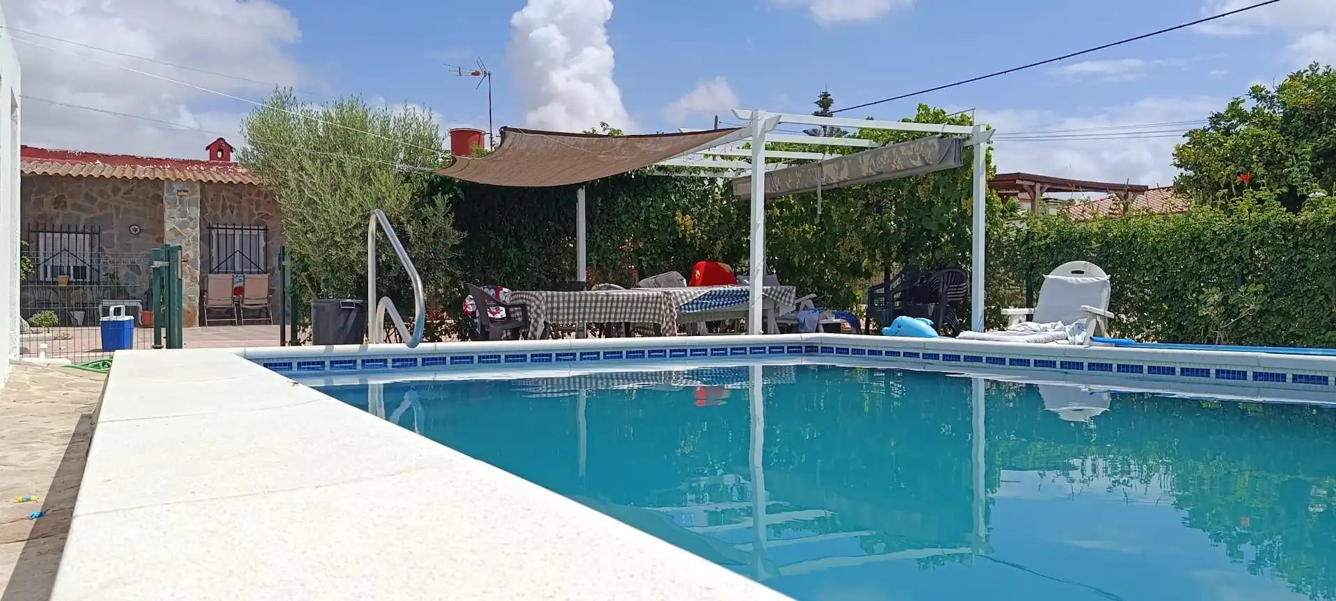 Piscina de Finca rústica en venda en Chiclana de la Frontera amb Jardí privat