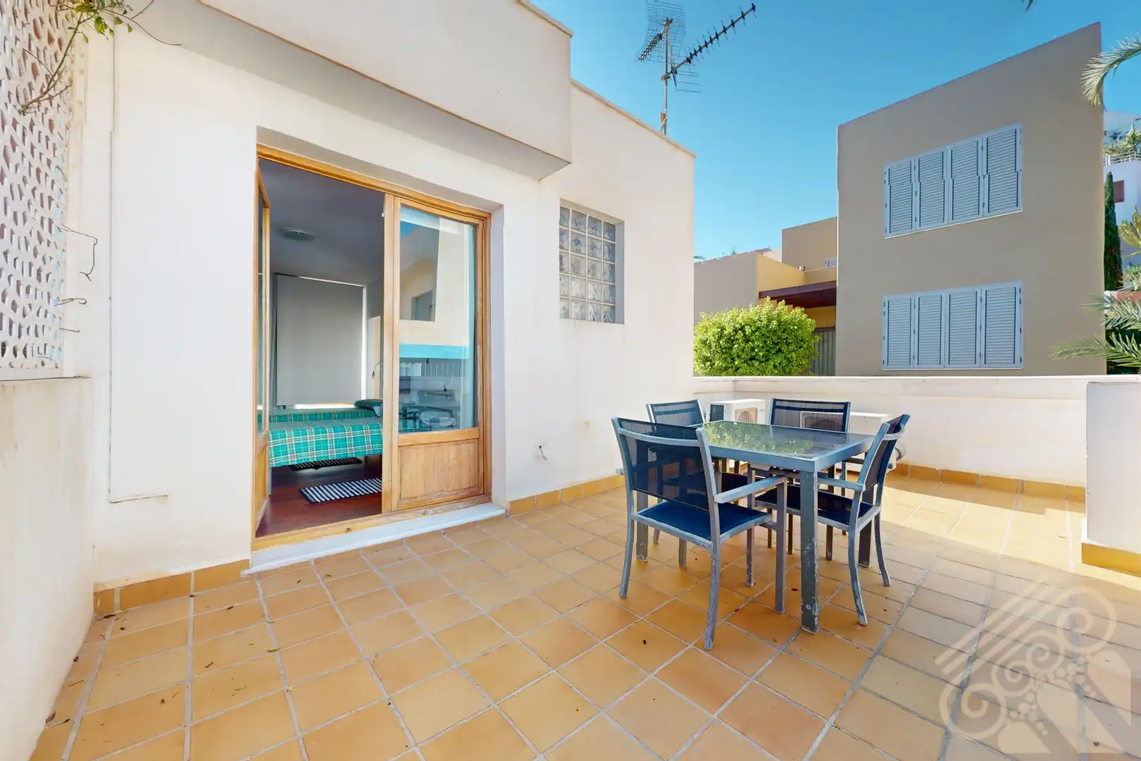 Terraza de Casa o chalet en venta en Mojácar con Aire acondicionado, Jardín privado y Parquet